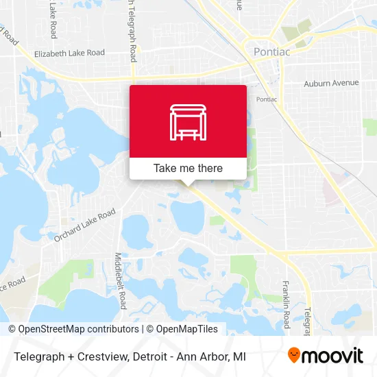 Telegraph + Crestview map