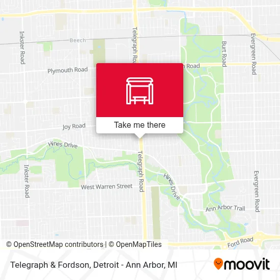 Telegraph & Fordson map
