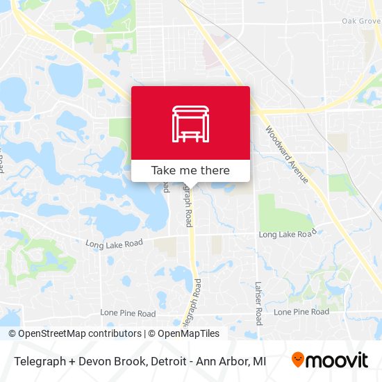 Telegraph + Devon Brook map