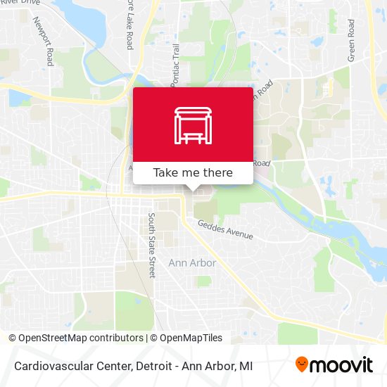 Cardiovascular Center map