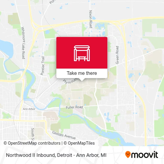 Northwood II Inbound map