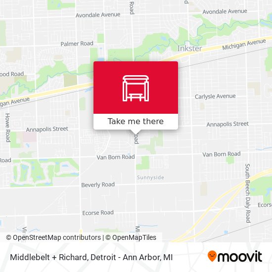 Mapa de Middlebelt + Richard