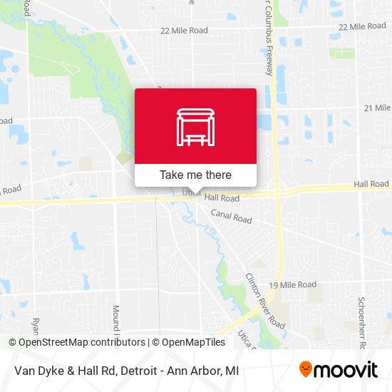 Mapa de Van Dyke & Hall Rd
