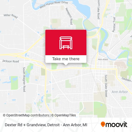 Dexter Rd + Grandview map