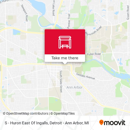 Mapa de S - Huron  East Of Ingalls