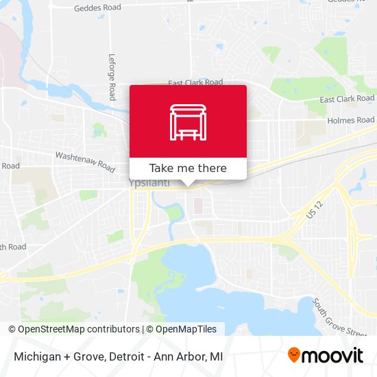 Michigan + Grove map