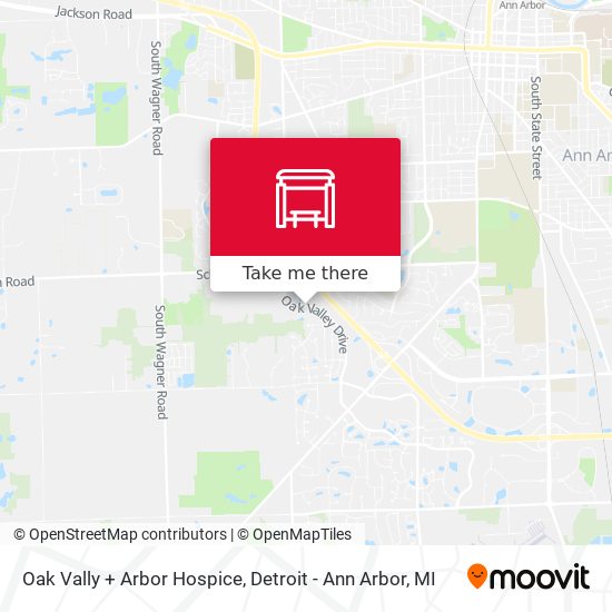 Mapa de Oak Vally + Arbor Hospice