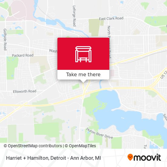 Mapa de Harriet + Hamilton