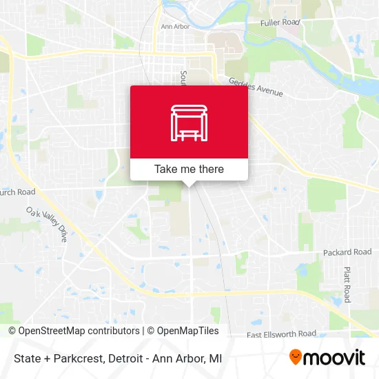 State + Parkcrest map