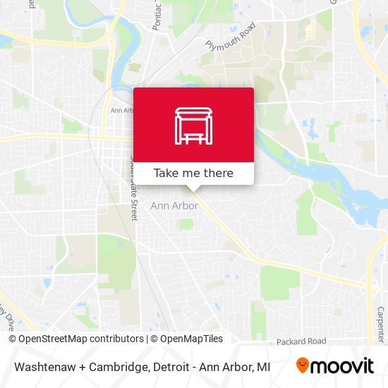 Mapa de Washtenaw + Cambridge