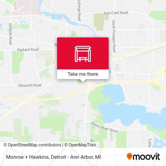 Monroe + Hawkins map