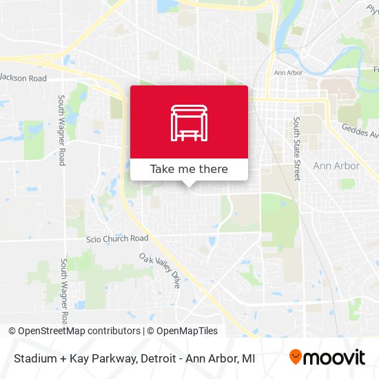 Mapa de Stadium + Kay Parkway