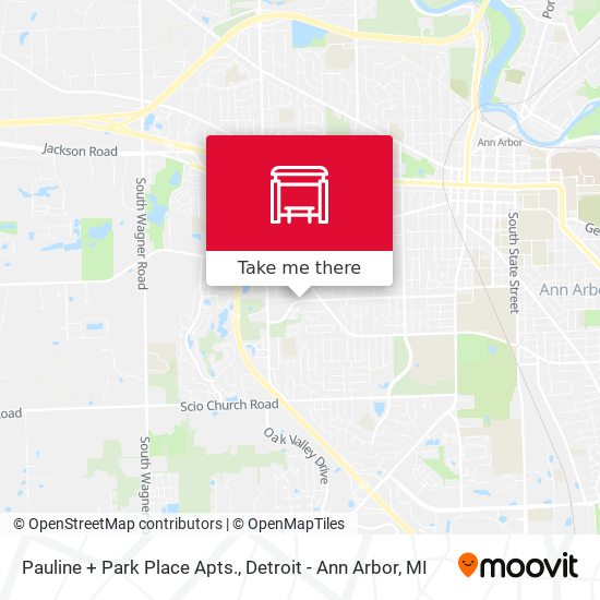 Pauline + Park Place Apts. map