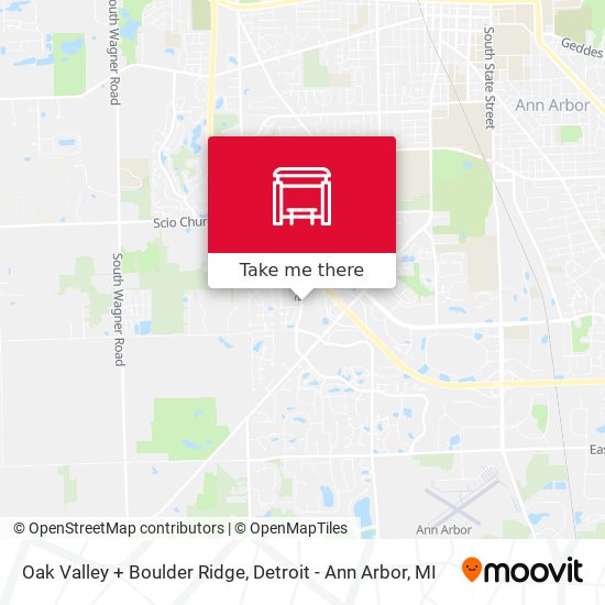 Oak Valley + Boulder Ridge map