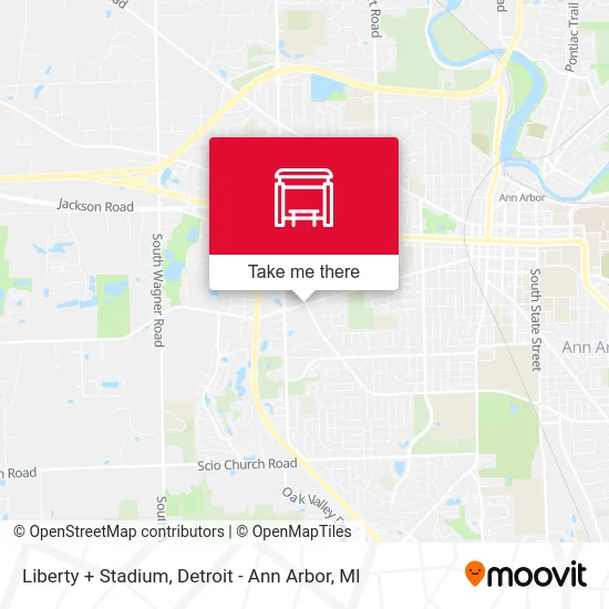 Liberty + Stadium map