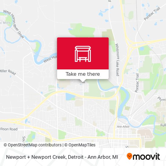 Newport + Newport Creek map