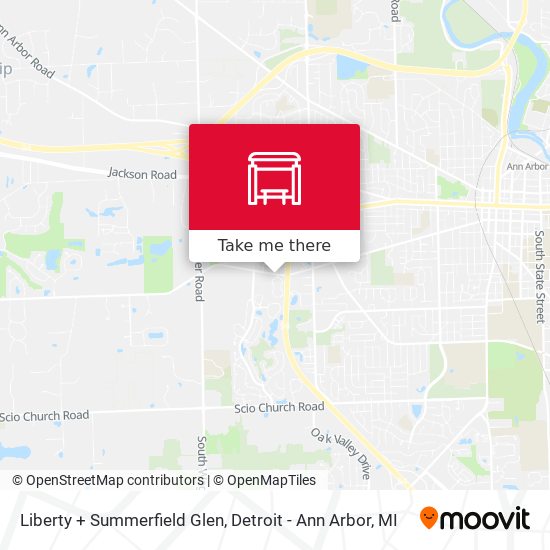 Liberty + Summerfield Glen map