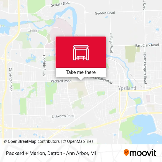 Packard + Marion map