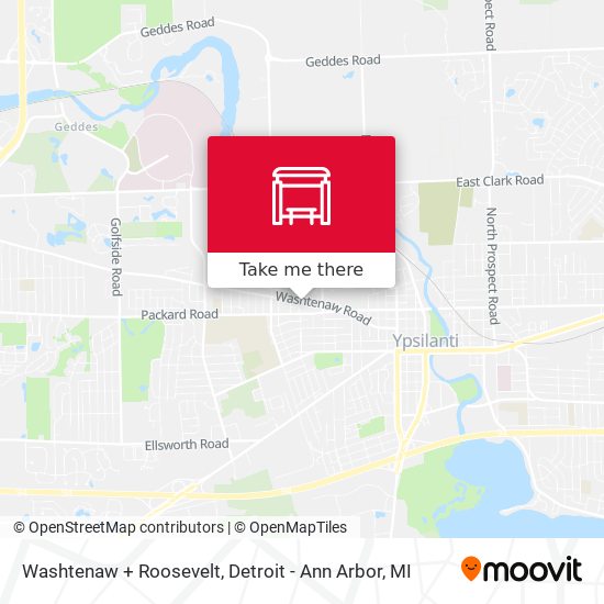 Mapa de Washtenaw + Roosevelt