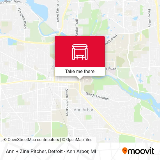 Ann + Zina Pitcher map