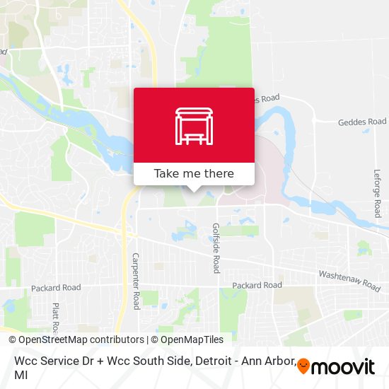 Wcc Service Dr + Wcc South Side map