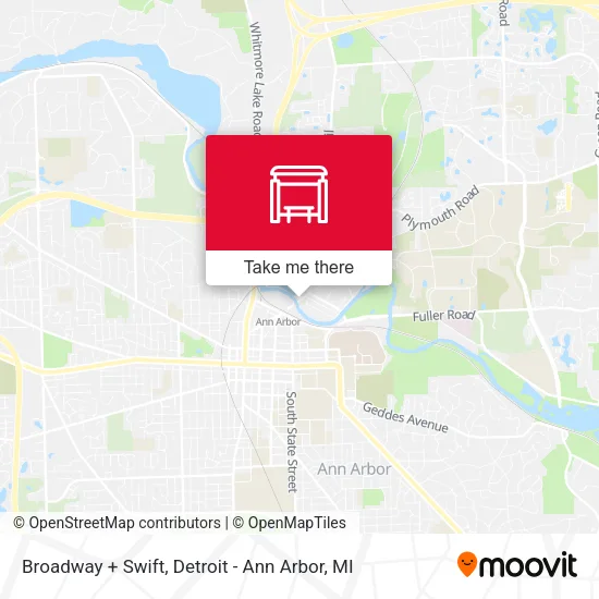 Broadway + Swift map