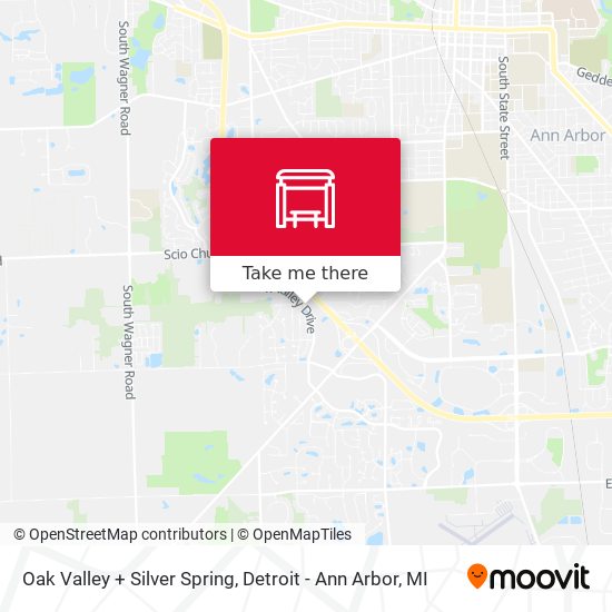 Oak Valley + Silver Spring map