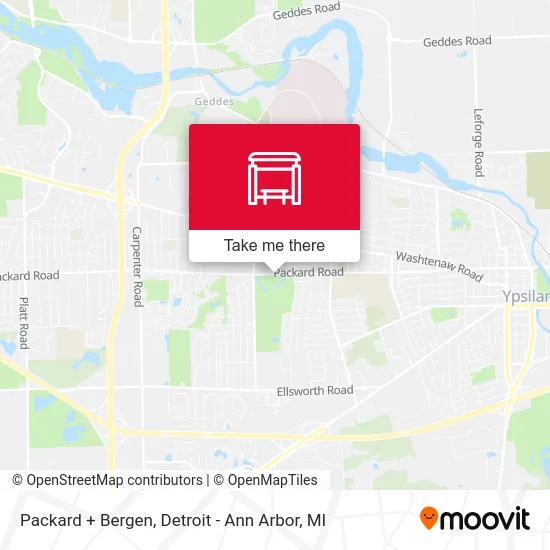 Packard + Bergen map