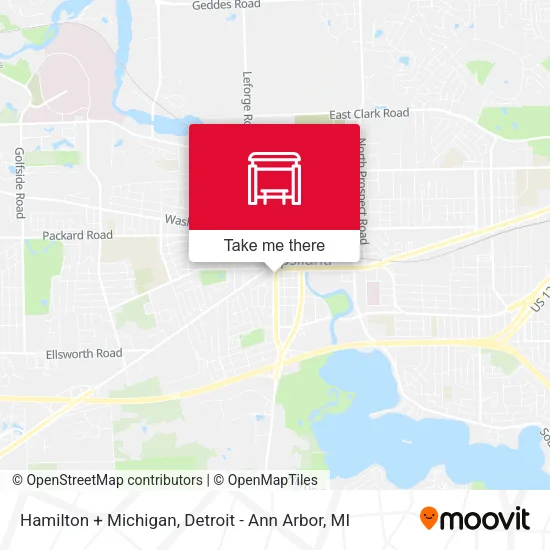 Hamilton + Michigan map