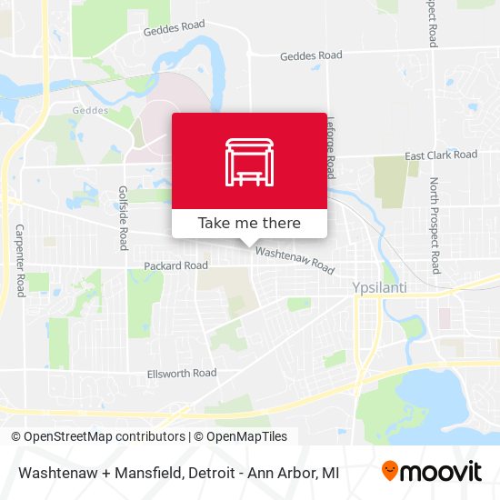 Mapa de Washtenaw + Mansfield
