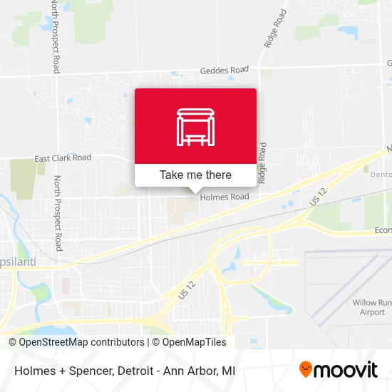 Holmes + Spencer map