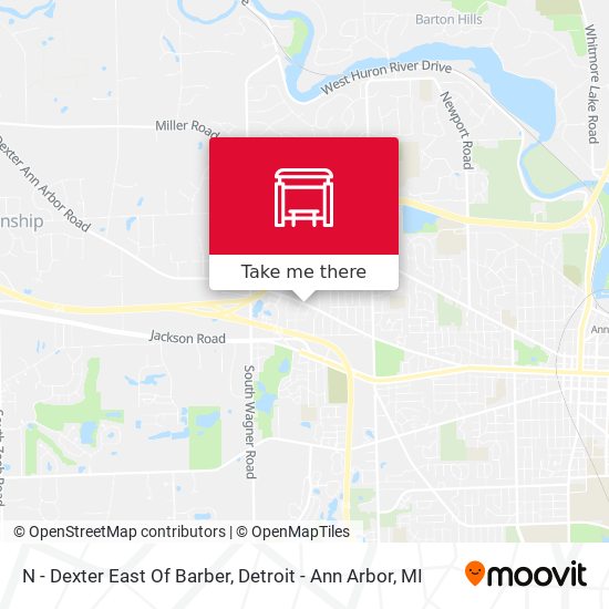N - Dexter East Of Barber map
