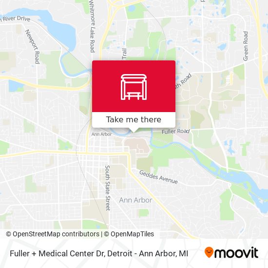 Mapa de Fuller + Medical Center Dr
