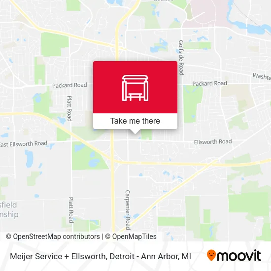 Meijer Service + Ellsworth map