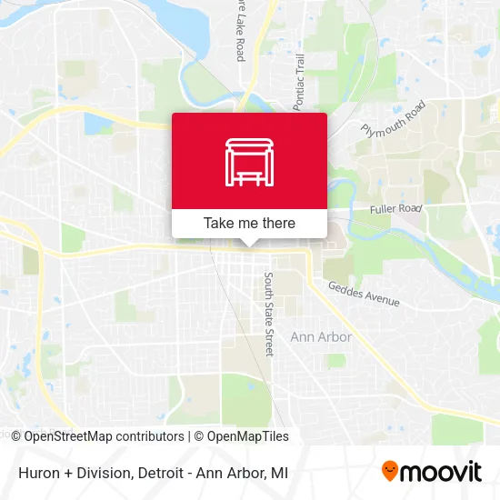 Huron + Division map