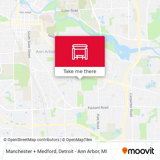 Manchester + Medford map