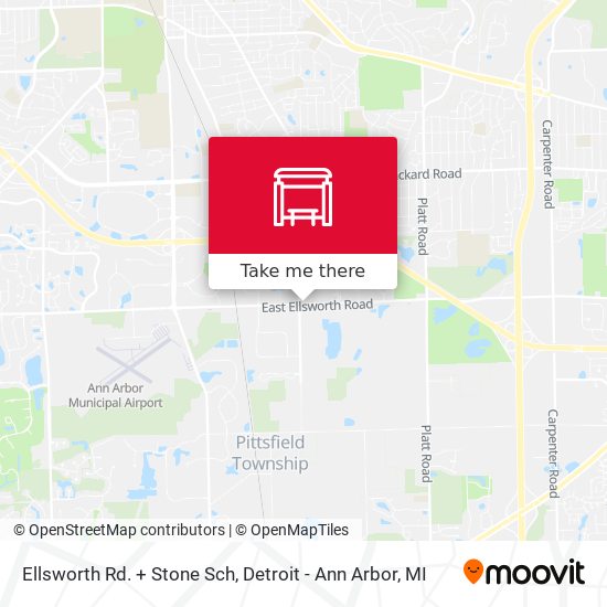 Ellsworth Rd. + Stone Sch map
