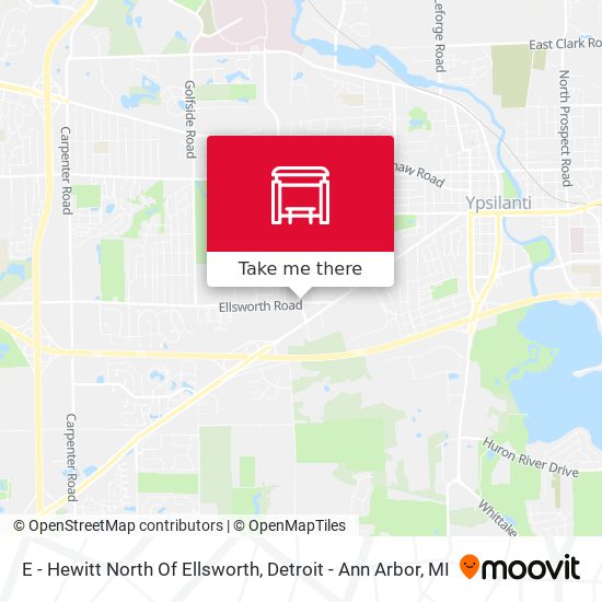 Mapa de E - Hewitt North Of Ellsworth
