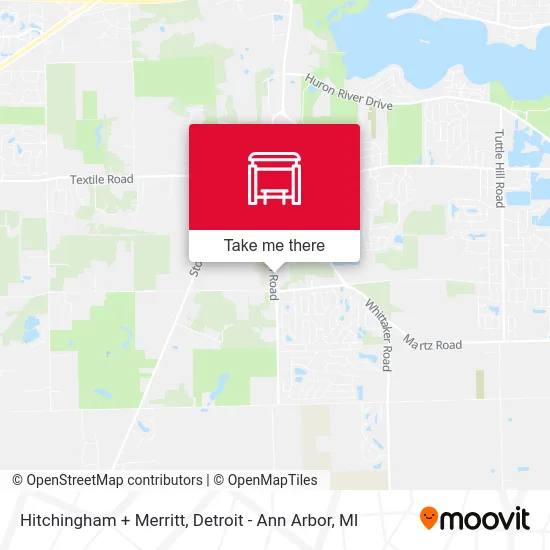 Hitchingham + Merritt map