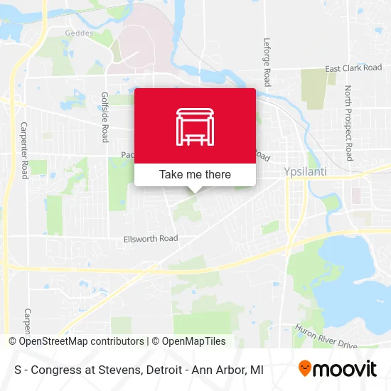 S - Congress at Stevens map