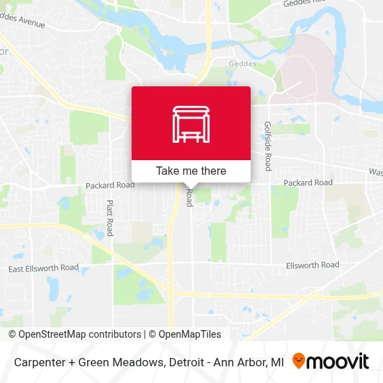 Carpenter + Green Meadows map