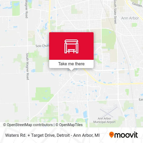 Waters Rd. + Target Drive map