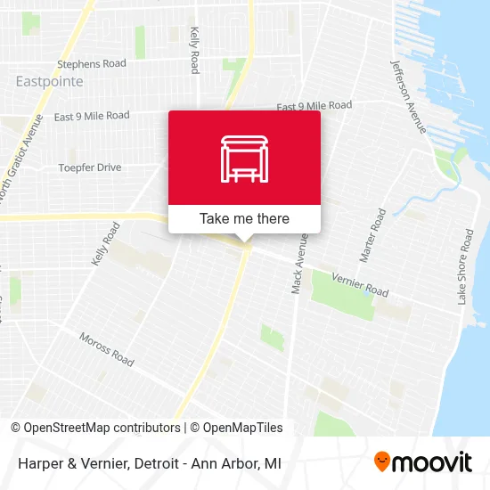 Harper & Vernier map