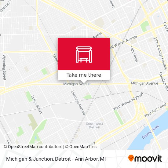 Mapa de Michigan & Junction
