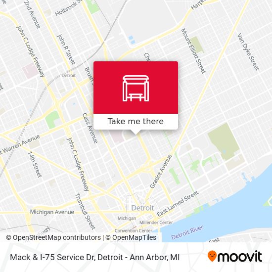 Mack & I-75 Service Dr map