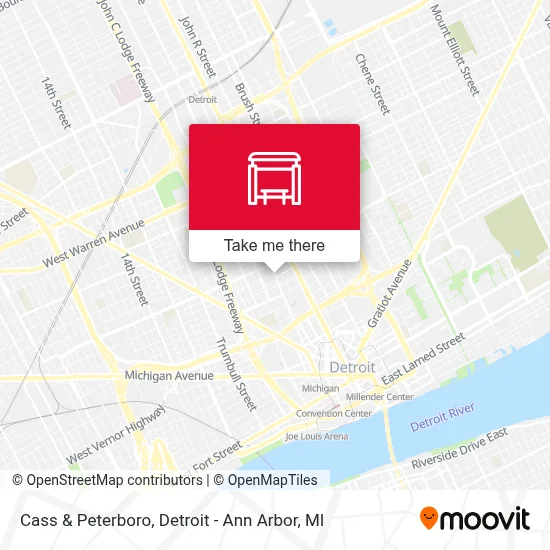 Cass & Peterboro map