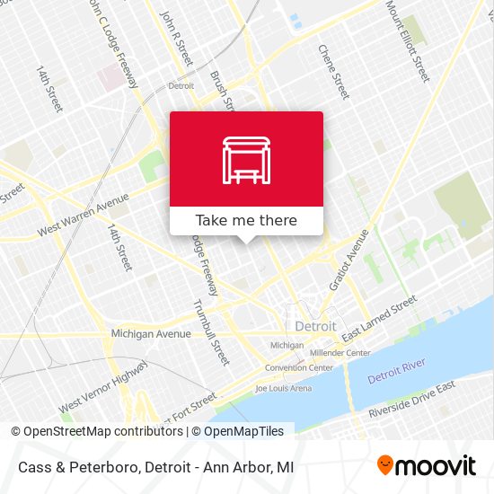 Mapa de Cass & Peterboro