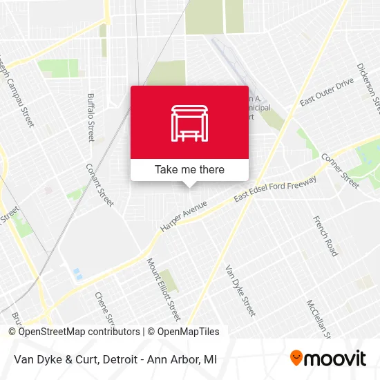 Van Dyke & Curt map