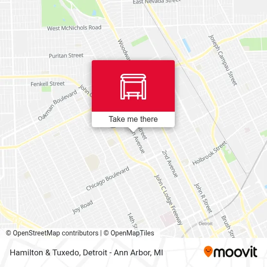 Hamilton & Tuxedo map