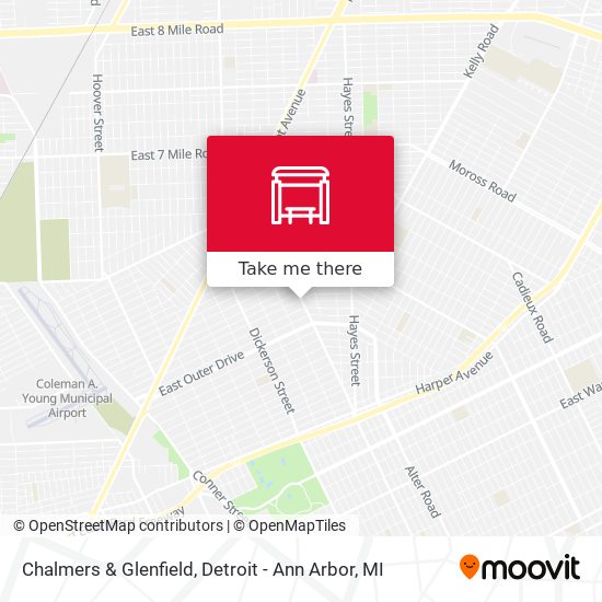 Chalmers & Glenfield map